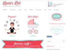 Tablet Screenshot of lucieslist.com